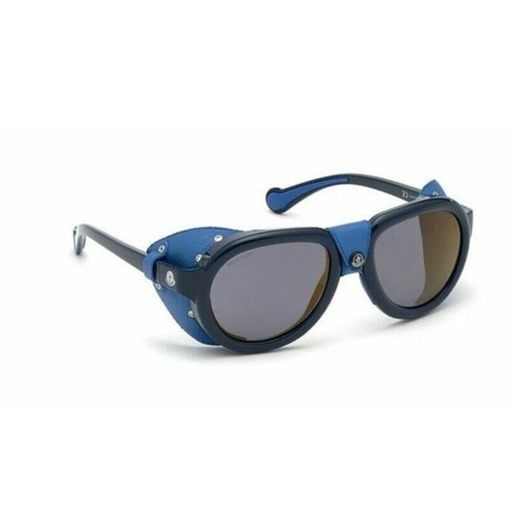 Moncler Round Style Blue Polarized Lens. - Picture 3 of 4